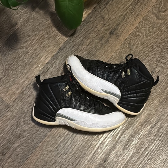 Jordan 12 playoff retro used 11 Black red white - Picture 1 of 11
